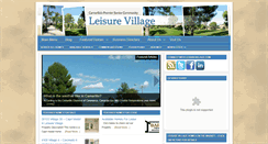 Desktop Screenshot of leisurevillage.com
