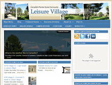 Tablet Screenshot of leisurevillage.com